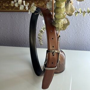 Original Penguin Men's Reversible Casual Leather Belt